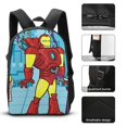 thumbnail image 3 of Dexter's Laboratory Backpack Smart Start System Beginner Bookbag with Nutrition Lunch Kit, 3 of 5