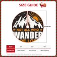 thumbnail image 3 of Kdxio Not All Who Wander Are Lost4 Print Christmas Tree Skirt Christmas Xmas Tree Skirts Mat for New Year Holiday Christmas Party Decorations-36", 3 of 7