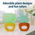 thumbnail image 6 of Dr. Brown's Aqua Cool Water-Filled Teether, Cooling Baby Teether Toy for Sore Gums, Cactus, BPA Free, 3m+, 2-Pack, 6 of 16