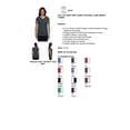 thumbnail image 2 of LAT 3537 Ladies Fine Jersey Football Tee - Black Solid/ White - Medium, 2 of 2