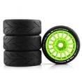 thumbnail image 1 of Labymos Télécommande Voiture de Rallye Tout-Terrain Pneus Verts 103*40*80mm 4 Pcs Remplacement pour ARRMA Redcat Team, 1 of 8