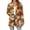 Ginger, variant on Women's Casual Lightweight Halloween Printed Cardigan Sweater Open Front Long Sleeve Loose Fit Thin Cover Up With Pockets Fall Layering Piece,Beige 2XL