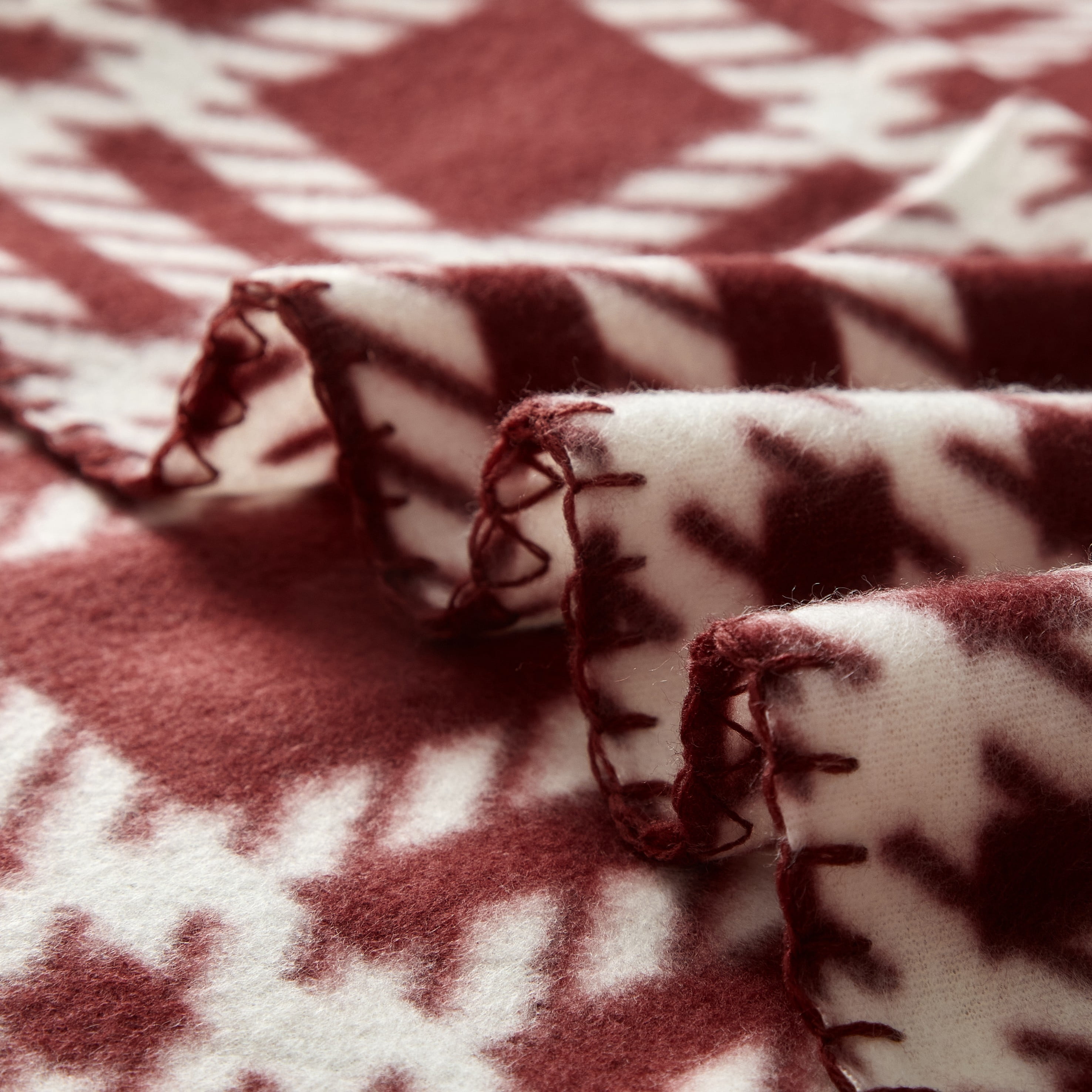 Mainstays Red Plaid Fleece Throw
