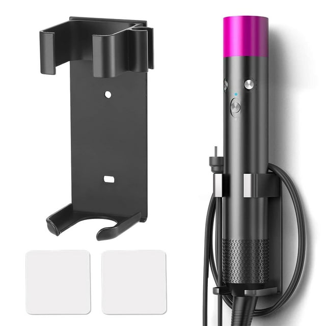 Baohd Support Mural pour Boucler les Cheveux Installation Facile et Gain de Place Haut 1 Ensemble