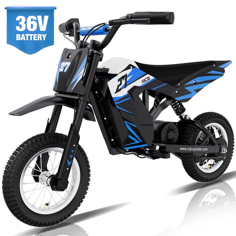 RCB R9X Electric Dirt Bike,36V-300W-10Miles,3 Speed Modes up to