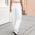 thumbnail image 4 of BUIGTTKLOP Cargo Joggers for Women High Waisted Casual Pants Baggy Loose Fitted Summer Pants with Pockets, 4 of 6