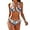 Floral, variant on Women's Bikini Sets Two Piece Bathing Suits Sexy Textured Halter Padded Bikini Swimsuits Side Tie Thong Bottom Swimwear