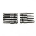 thumbnail image 4 of 14 Inch Hex Heads Drill Bit Set Steel Screwdriver Bits 50MM Long Compatible with Power Drills Impact Drivers, 4 of 5