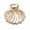 Golden, variant on Hair Claw Oceanic Design Back Head Hair Clip, with Shells Starfish Conch Pattern Multi-Purpose Hair Accessories