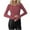 Wine, variant on HAiming Long Sleeved Tops for Womens Solid Color Slim V Neck Knitted Shirts 2025 Fall Winter Casual Basic Blouse