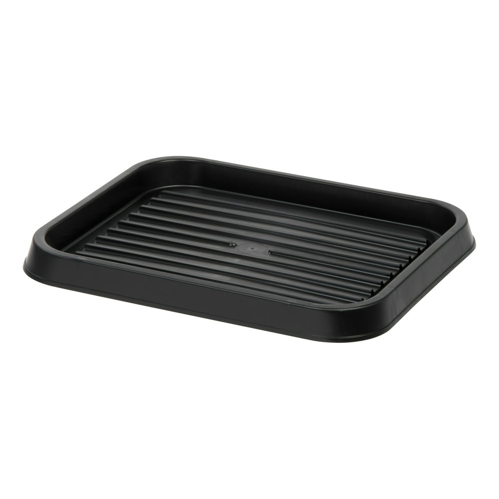 IRIS Small Shoe Tray, Black