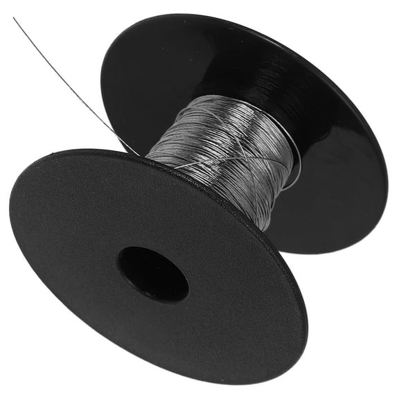 MLINS 1 Roll Heavy Duty Stainless Steel Picture Hanging Wire with 30 Aluminum Sleeves Picture Frames and DIY Projects Hanging Wire