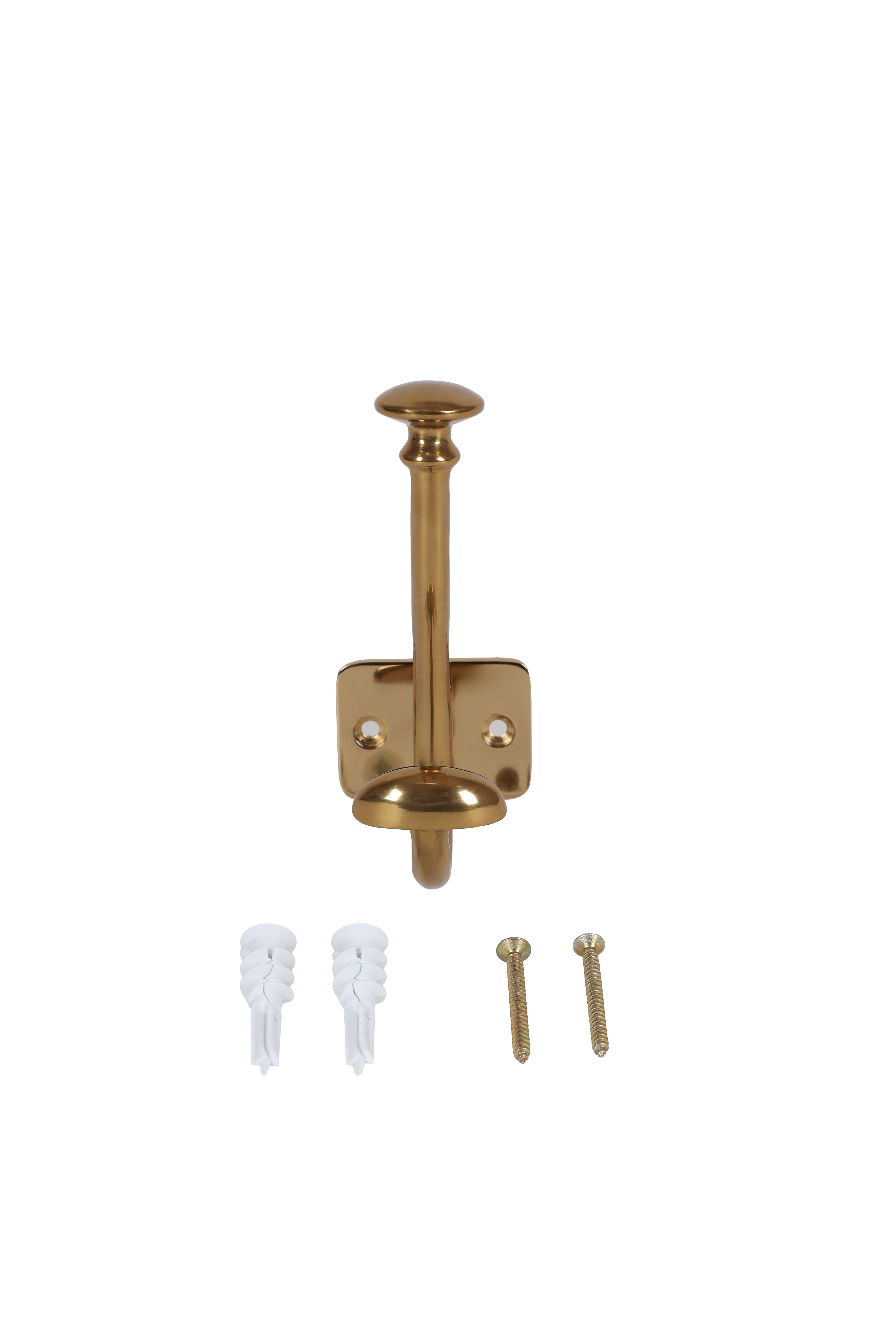 Better Homes & Gardens Modern Heirloom Single Wall Hook, Heritage Gold Finish