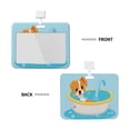 thumbnail image 2 of Cauagu Cute Dog In Bath for ID Badge Holder,Badge Holder with Windows Key Card Work Badge Sleeve for Office/ Factory/ID Credit Cards/Proximity Key Cards, 2 of 7