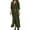 Green, variant on HJYCHN Elegant Women's Long Shirt Dress with Lapel Collar and Detachable Belt for Stylish Everyday Wear Green XL