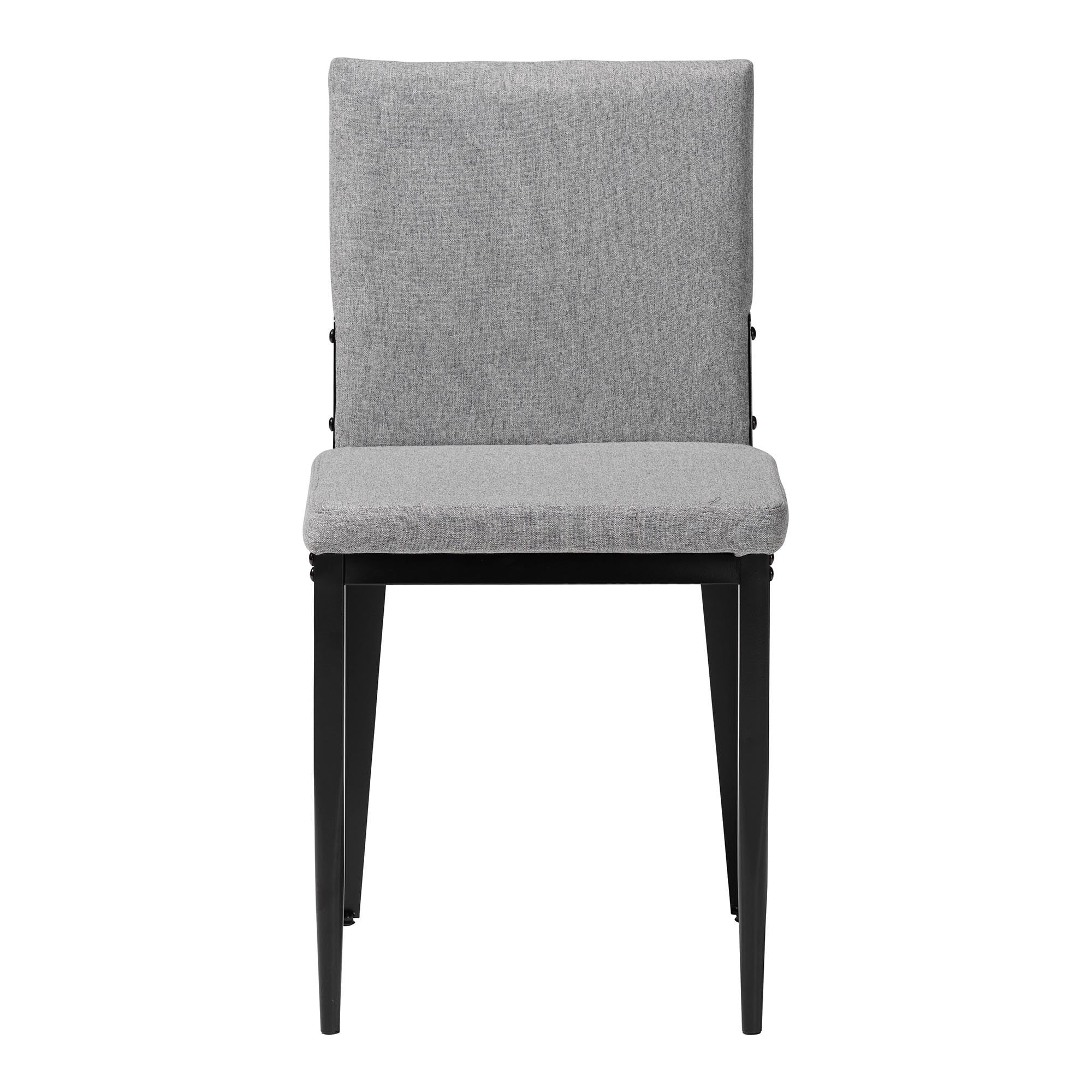 Baxton Studio Bishop Industrial Dining Chair, 4-Piece, Black