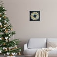 thumbnail image 2 of Gleaming Seasonal Pine Wreath Holiday Graphic Art Unframed Art Print Wall Art, 2 of 6