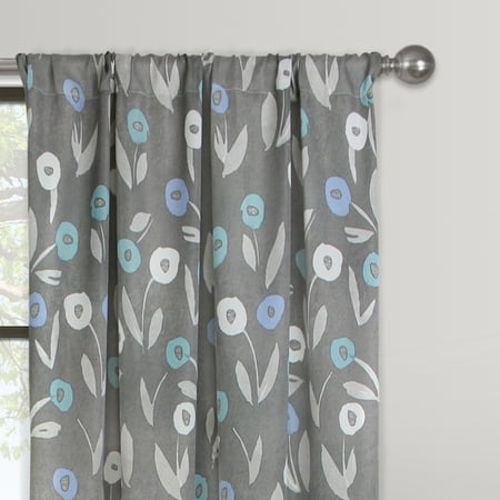 Mainstays Modern Floral Window Curtain Panel (Best Modern Window Treatments)