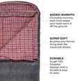 thumbnail image 4 of Saco de dormir TETON Sports Celsius XL -25F; Saco de dormir para clima frío; Ideal para acampar en familia; Saco de compresión gratuito, gris, 4 of 5