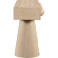 thumbnail image 3 of Meridian Furniture Bracciano Natural Oak Veneer Console Table, 3 of 9