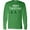 Kelly Green, variant on Inktastic Merry Christmas Green Plaid Christmas Trees Long Sleeve T-Shirt