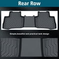 thumbnail image 3 of ST SoleMe.Tc Compatible with 19-23 Toyota RAV4 Floor Mats(No Fit 19-23 Rav4 Hybrid & 21-23 Rav4 Prime), Car Floor Liners TPE Rubber All Weather Auto Floor Mats Durable Anti-Slip, Black, 3 of 7
