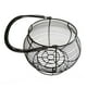 thumbnail image 1 of Cesta de alambre para huevos redonda con asa, contenedor rústico, organizador, cesta recolectora de huevos, soporte para alimentos, aperitivos,, 1 of 8