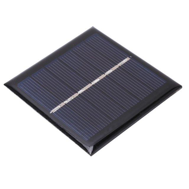 Tablero De Carga Solar, Panel Solar Ligero De Polisilicio De 0,6 W 3 V Para Iluminación Solar De Jardín