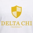thumbnail image 3 of CafePress - Delta Chi Vertical Yellow Logo T Shirt - Womens Cotton V-Neck T-shirt, 3 of 4