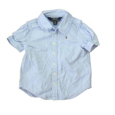 

Pre-owned Ralph Lauren Girls Blue Blouse size: 2T
