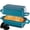 Emerald, variant on Cream Enameled Cast Iron Bread Loaf Pan With Lid For Homemade Baking