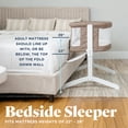 thumbnail image 6 of Baby Delight Beside Me Serenity Bassinet and Bedside Sleeper, Mocha Tweed, 6 of 13