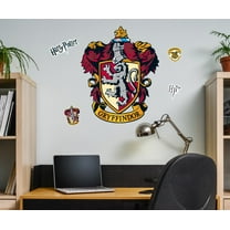 Harry Potter Gryffindor House Crest Movable Vinyl DIY Wall Art Stickers Set - Walls, Windows, Doors