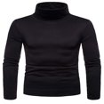 thumbnail image 1 of Chandails à Col Roulé Ajustés Décontractés pour Hommes Pull Tricoté Chandails Thermiques, 1 of 5