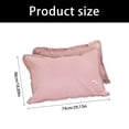 thumbnail image 3 of Classical Checkered Pattern Pillow Cover Washed Cotton Pillowcase For Adults Students Soft Breathable Bedding Accessory, 3 of 8