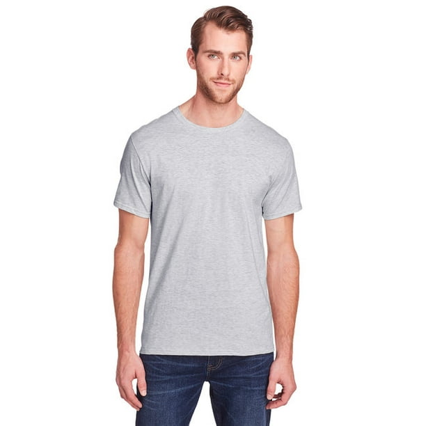 Fruit of the Loom IC47MR Adult Unisex ICONIC Athletic Heather T-Shirts ...