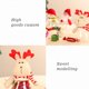 thumbnail image 5 of Matsuzay Plush Kids Christmas Candy Jar Portable Box Sweet Office Xmas Sugar Bottle Themed Gift Cute Replacement Container Type3 NO3 Matsuzay HA1107-03B, 5 of 6