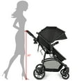 thumbnail image 2 of Infans 2 In 1 Foldable Baby Stroller Kids Travel Newborn Infant Buggy Pushchair Black, 2 of 6