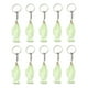 thumbnail image 3 of 10x llavero de María, llaveros católicos para mujeres, hombres, bolso, colgante de llavero, llavero religioso, organizador para Navidad, Verde, 3 of 8