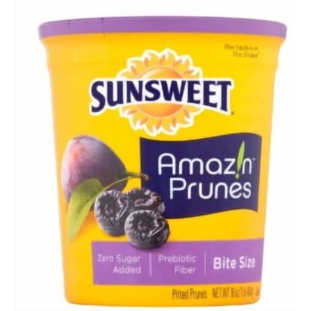 Sunsweet Amazin Pitted Prunes 16 oz (Pack of 4)