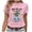 Pink, variant on Womens Athletic Tops Fa Women Causal Shirts Tech Short Long Shirt Women Spandex Long Sleeve Shirt Medium Pack Dark Tee Short Sleeve Tops Layering T Womens Sleeved Tees Oversized Pink S