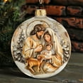 thumbnail image 3 of Christmas Nativity Ornament Round Signboard, Virgin Mary Blessed Mother Ornament Christmas Tree Decor, Catholic Christmas Ornaments, Christian Decor Jesus Birth Ornaments, Xmas Stocking Stuffers, 3 of 5