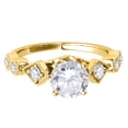 thumbnail image 2 of Aonejewelry 1/2 Ct. Ttw Antique Design Diamond Engagement Ring 14 Yellow Gold, 2 of 4