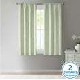 thumbnail image 3 of (2 pack) Mainstays Jacquard Blackout Panel Pair, Set of 2 Curtains, Green Botancial, 37" W x 63" L, 3 of 9