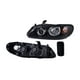 thumbnail image 1 of Faro Almera 2003 A 2005 Nissan Izq Fondo Negro Eléctrico DEPO, 1 of 4