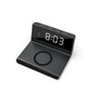 thumbnail image 3 of Brookstone 2-in-1 Wireless Charging Alarm Clock, USB Port for additional charging, 3 of 3