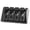 Black, variant on M Buder L Shaped Bass Bridge 4 String High Mass Metal Electric Bass Bridge Tailpiece Accessory Replacement Part, Black (3.54 in / 9 cm)
