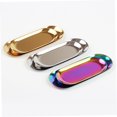 thumbnail image 3 of OULII Stainless Steel Serving Platter Jewelry Storage Serving Tray Silver 1Pack, 3 of 8