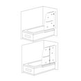 thumbnail image 5 of ANZZI Pacific Series 48 in. W by 58 in. H Frameless Hinged Tub Door in Chrome, 5 of 11