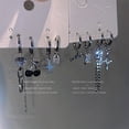 thumbnail image 4 of Pendientes De Plata De Oro Para Las Mujeres De La Mariposa De Cristal Estrella Del Corazón Flor De Camelia Arco Earring Set Para El Mejor Amigo Accesorios De Joyería, 4 of 4